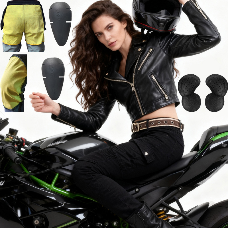 Motorcycle Gear Women Pants - Women Kevlar Motorcycle Jeans Abrasion Resistant
