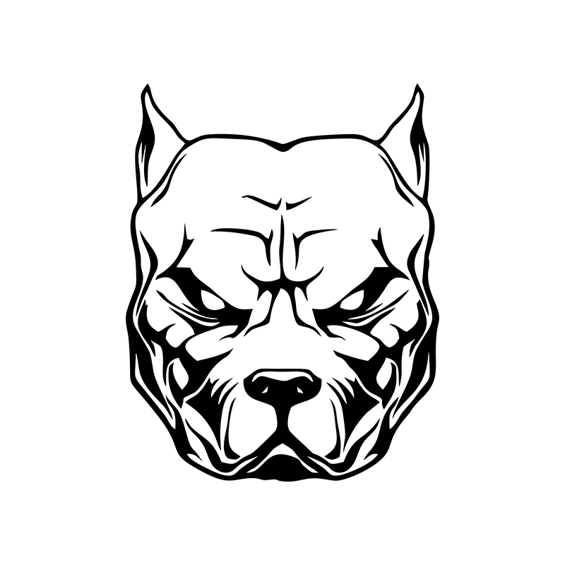 Motorcycle Sticker dog pattern - Motorcycle Gear Dogs ulasan dan harga