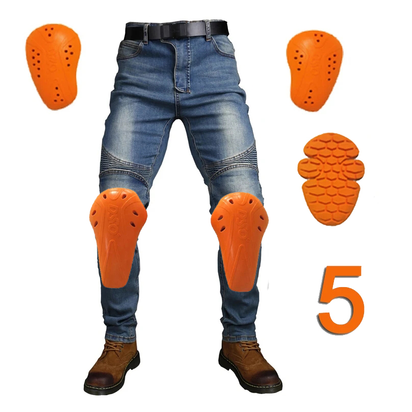 Motorcycle Jeans with Knee Hip - Motorcycle Gear Women Pants ulasan dan harga