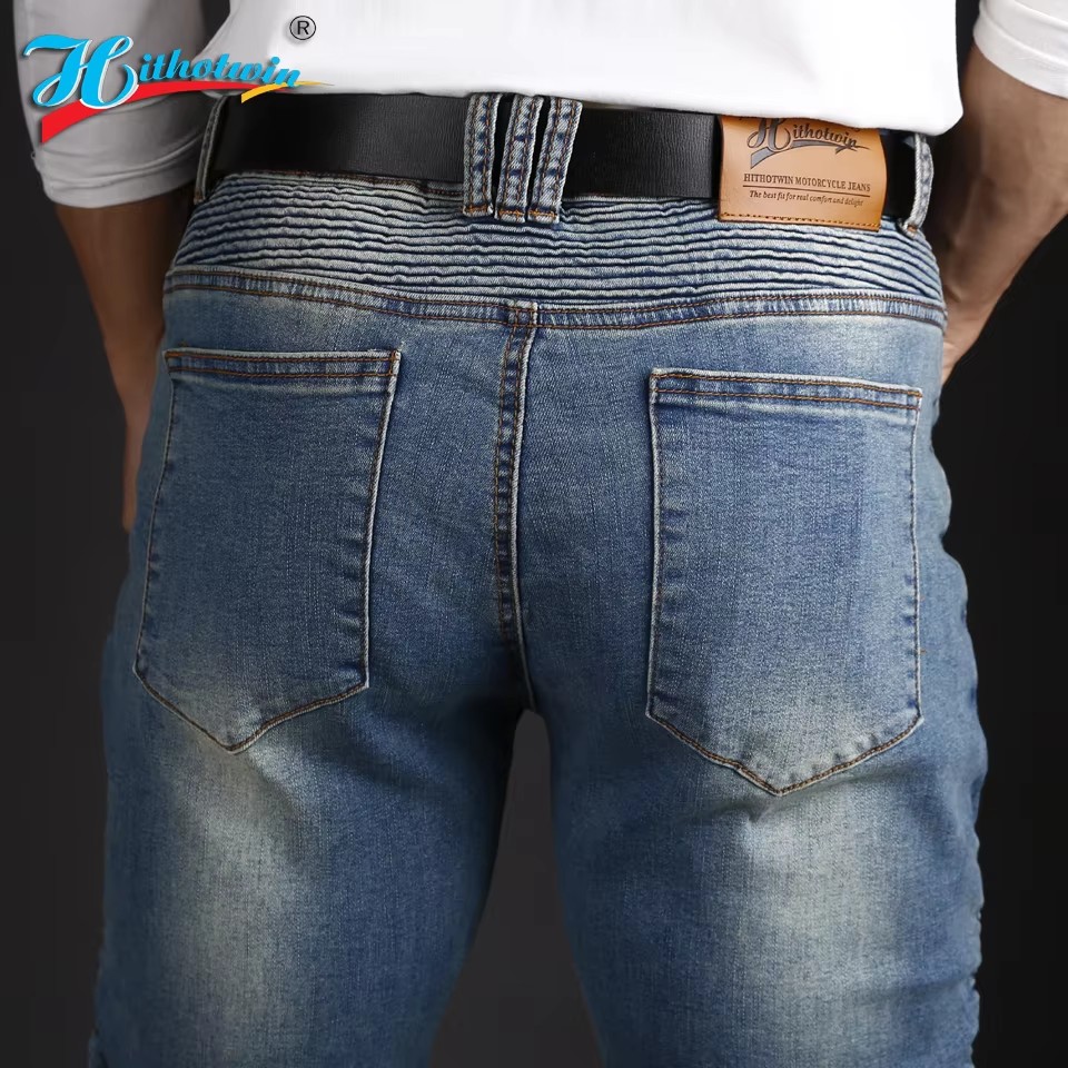 Motorcycle Jeans with Knee Hip - Motorcycle Gear Women Pants ulasan dan harga