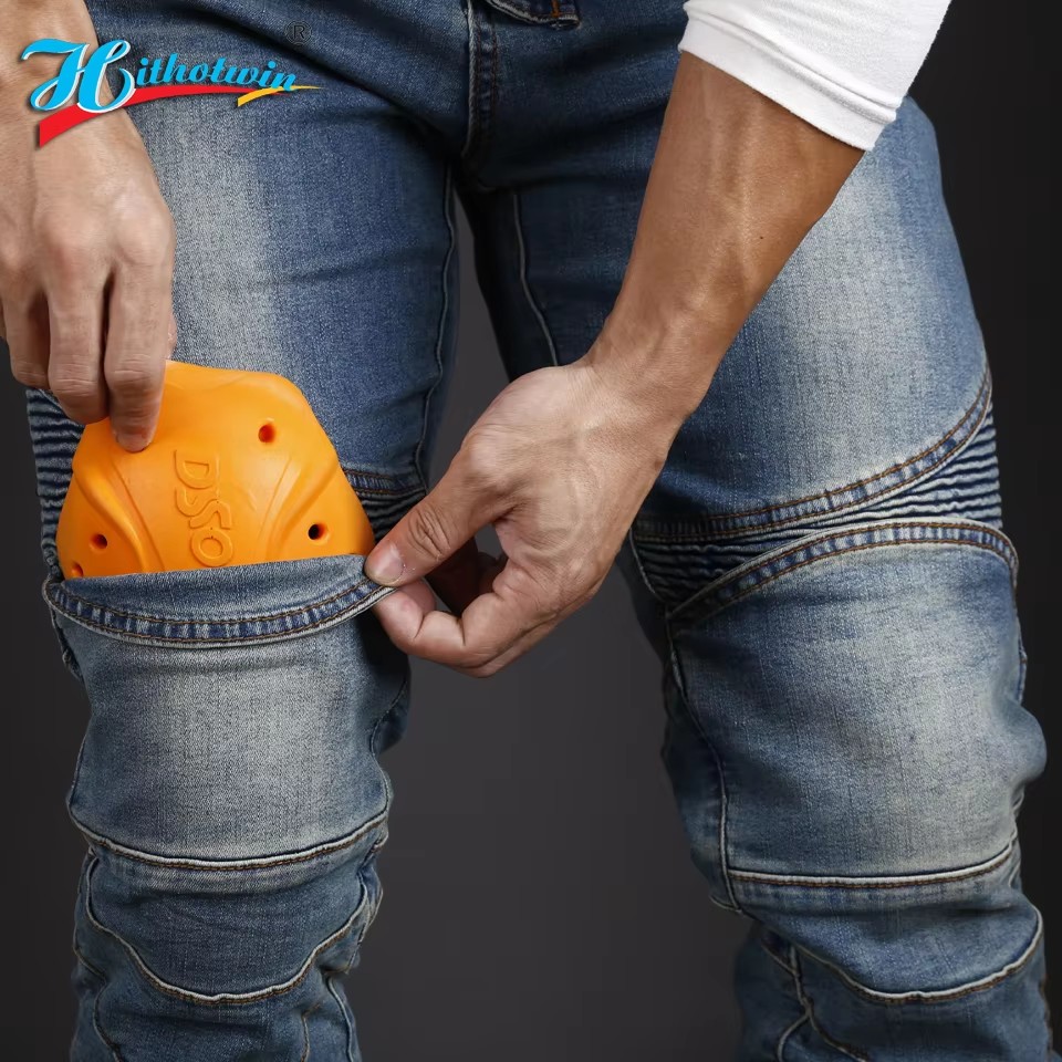 Motorcycle Jeans with Knee Hip - Motorcycle Gear Women Pants ulasan dan harga