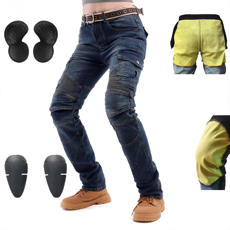 Kevlar Motorcycle Jeans Women  - Motorcycle Gear Women Pants ulasan dan harga