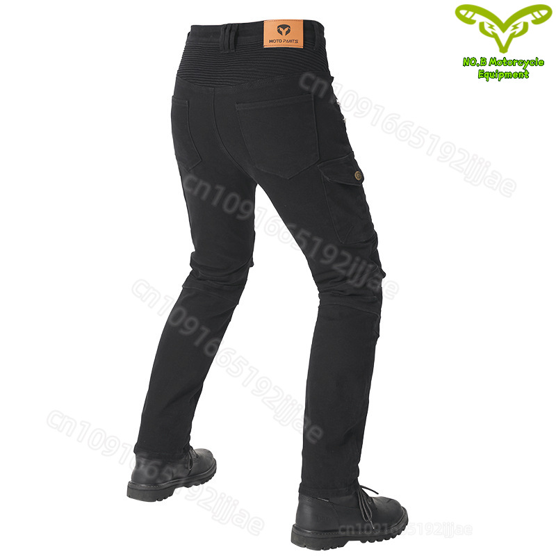 New Double Zipper Metal Style  - Motorcycle Gear Women Pants ulasan dan harga