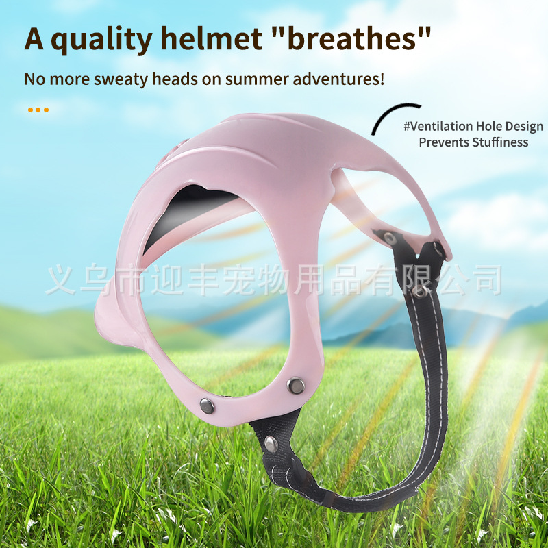 Pink Motorcycle Pet Helmet wit - Motorcycle Gear Dogs ulasan dan harga