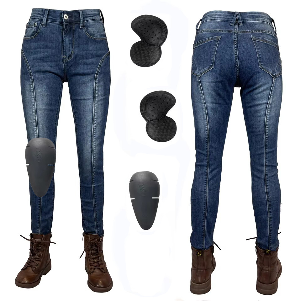 Women Motorcycle Pants Blue Di - Motorcycle Gear Women Pants ulasan dan harga