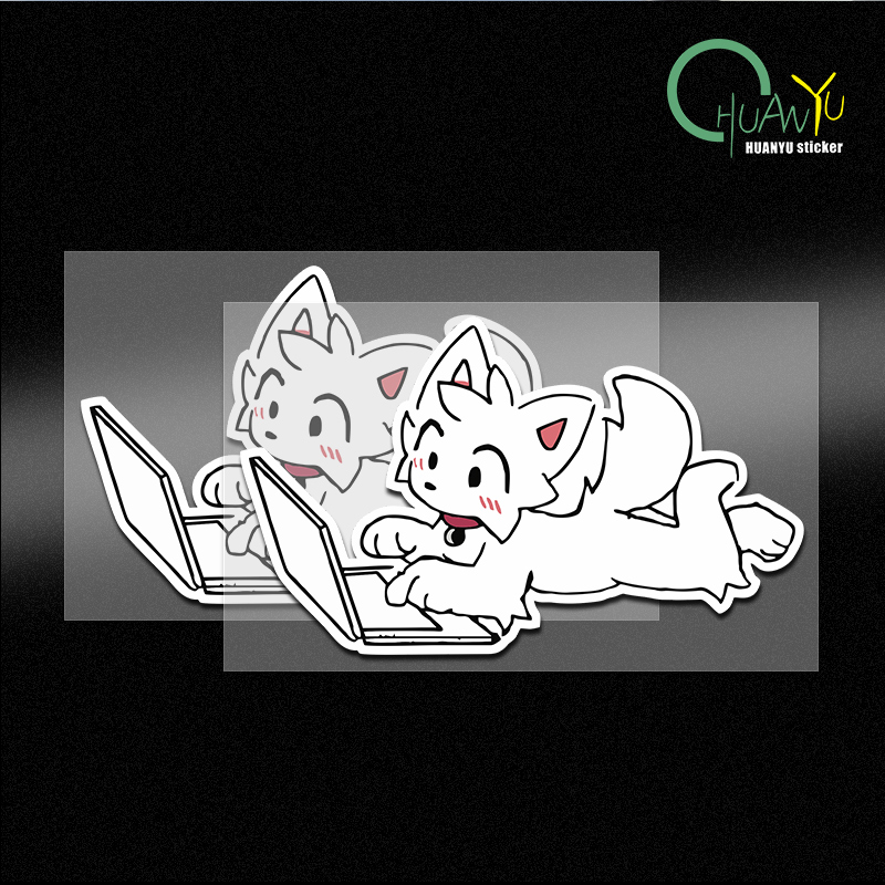 Cartoon anime dog reflective c - Motorcycle Gear Dogs ulasan dan harga