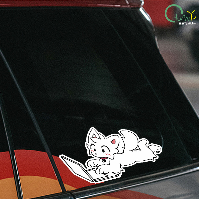 Cartoon anime dog reflective c - Motorcycle Gear Dogs ulasan dan harga