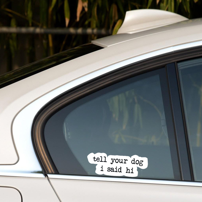Creative text stickers tell yo - Motorcycle Gear Dogs ulasan dan harga