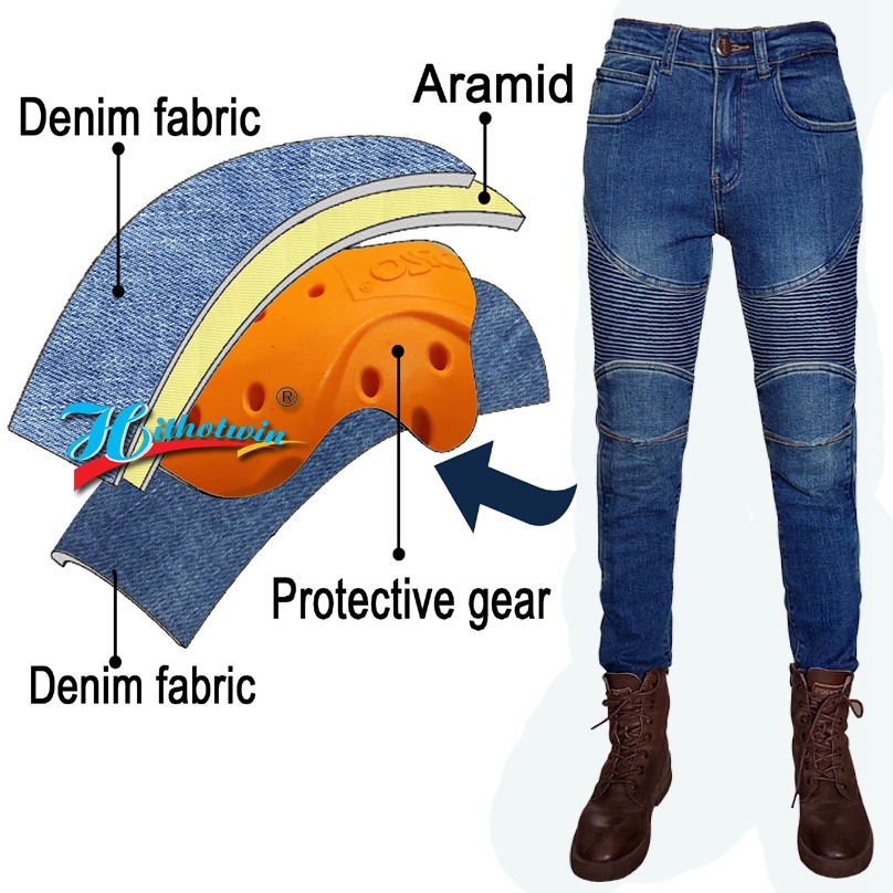 Women's Motorcycle Jeans Kevla - Motorcycle Gear Women Pants ulasan dan harga