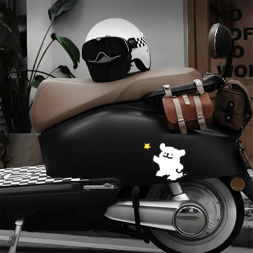 Cute Maltese Dog Anime Waterpr - Motorcycle Gear Dogs ulasan dan harga